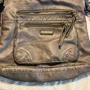 Stone and Co leather shoulder bag. Like new! Carries once